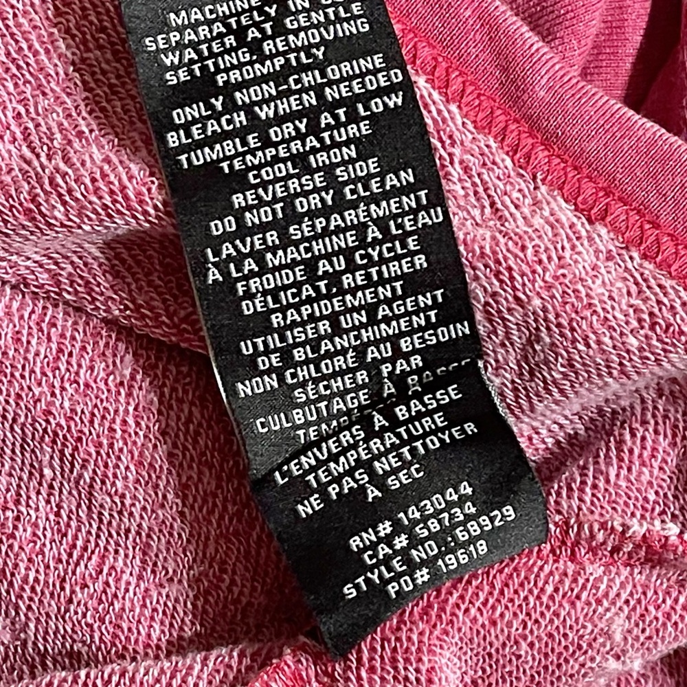 7 For All Mankind Raffle Shoulder Crop Sweatshirt - Picture 10 of 12
